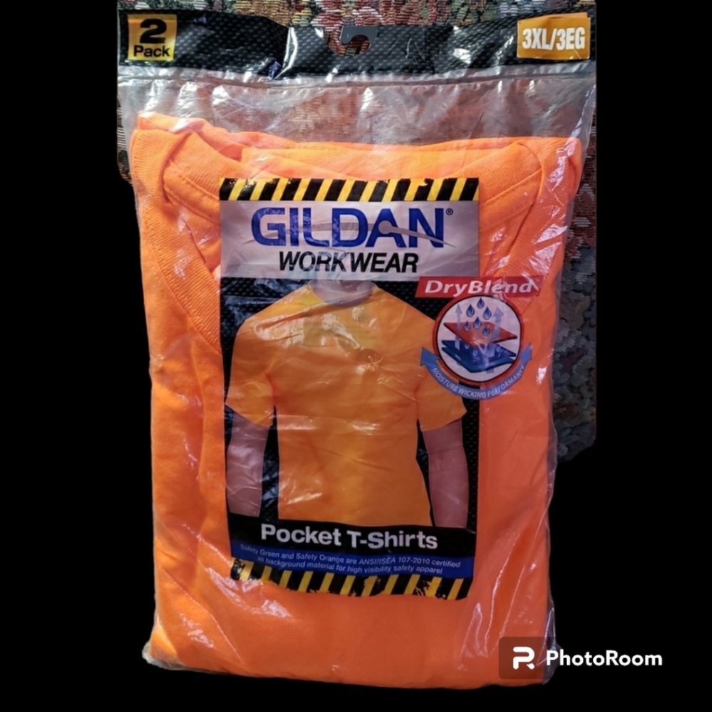 Blaze Orange Pocket T-shirts 3XL NIP